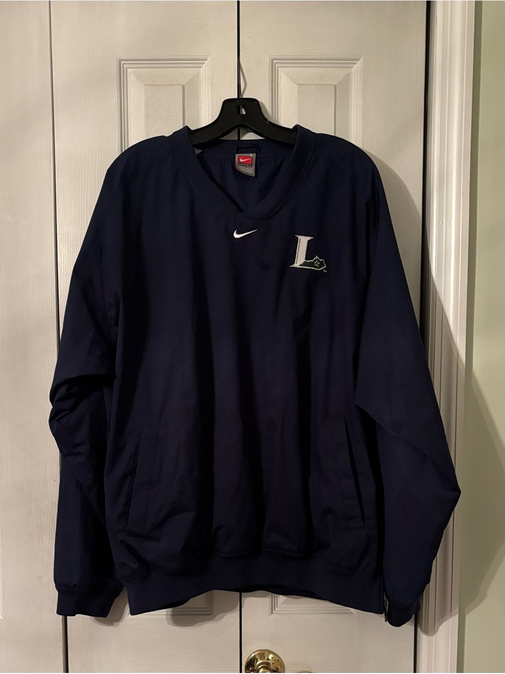Nike Lexington Legends Center Swoosh Side Zip Pullover-Lg